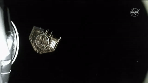 Sentinel-6 Michael Freilich separates from the SpaceX Falcon 9 rocket shortly after launch