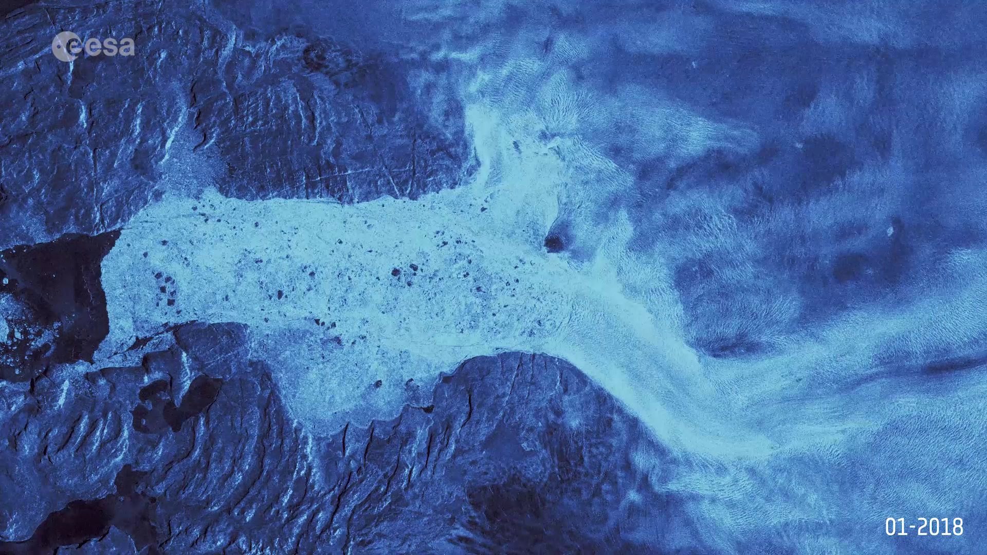 Jakobshavn Glacier in motion